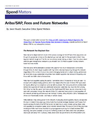 Ariba/SAP，费用和未来网络封面图像